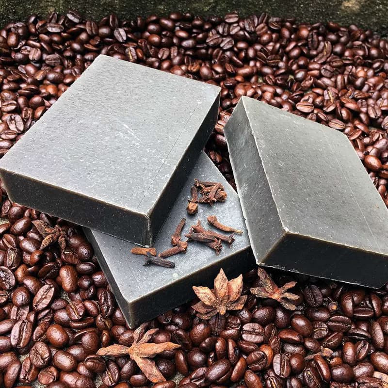 有機咖啡丁香去角質磨砂皂5.6oz/廚房/去腥/手工藝清潔