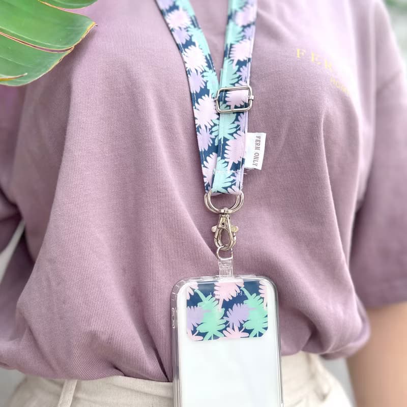 蕨配手機掛繩-水龍骨| 夾片 手機 手機配件 情人節 禮物 七夕 女