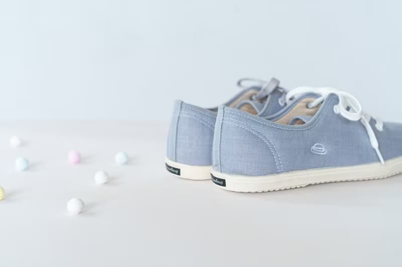 【腳踏車日】草帽藍 春夏熱銷花布鞋