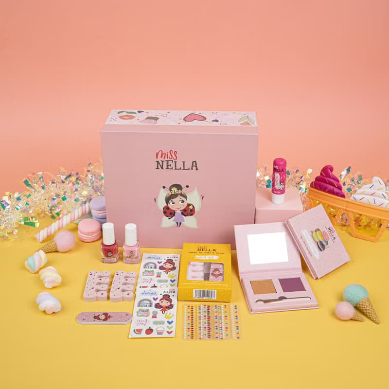 英國【Miss NELLA】公主禮盒-翻糖屋世界/馬卡龍國度 5入組