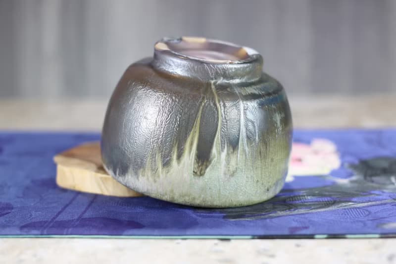 【送禮好物】天然落灰 柴燒茶碗 名家葉敏祥手作 230ml