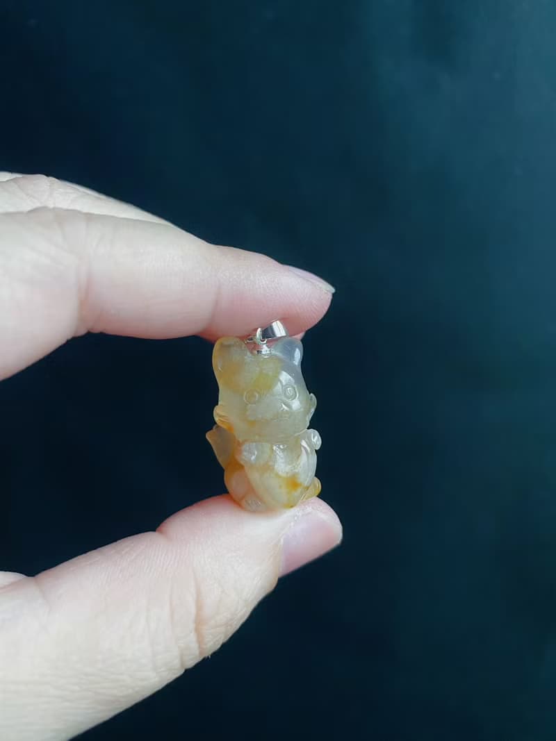 櫻花瑪瑙 九尾狐仙 愛情守護 桃花 人緣 項鍊 S925銀叩頭 禮物
