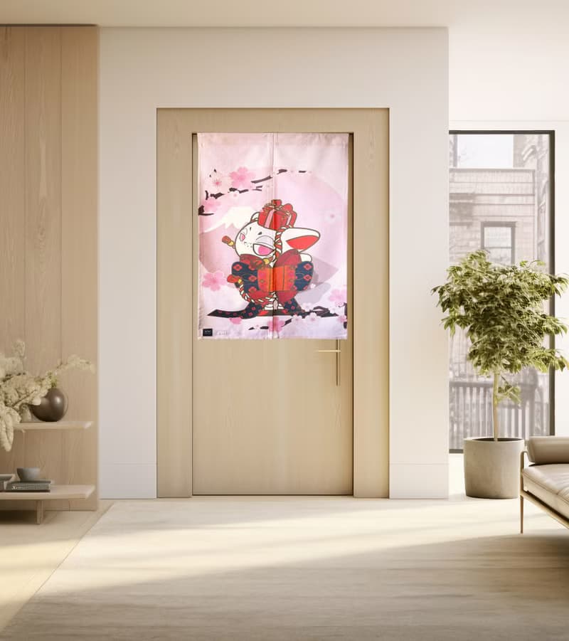 招財貓 Mittsu Kumi 布藝門簾
