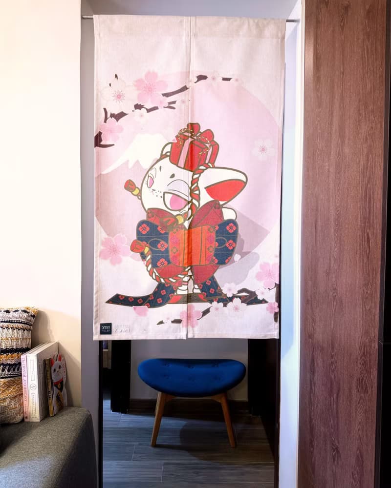 招財貓 Mittsu Kumi 布藝門簾
