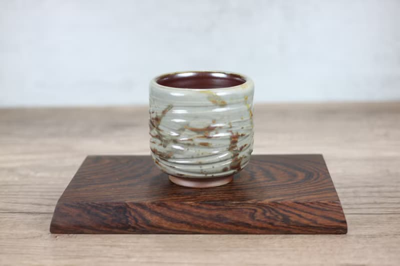 【送禮好物】潑墨 手工柴燒 日式茶杯 名家葉敏祥手作 160ml