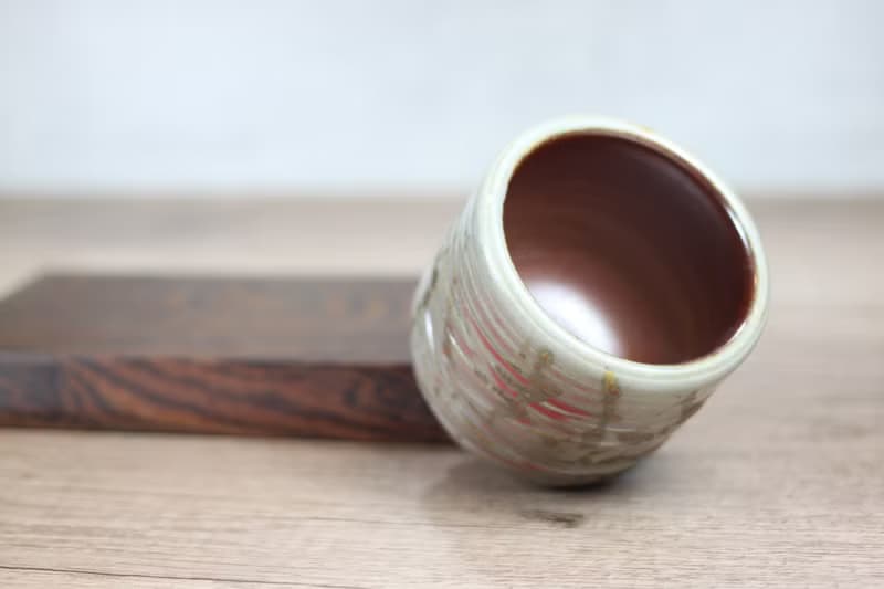 【送禮好物】潑墨 手工柴燒 日式茶杯 名家葉敏祥手作 160ml