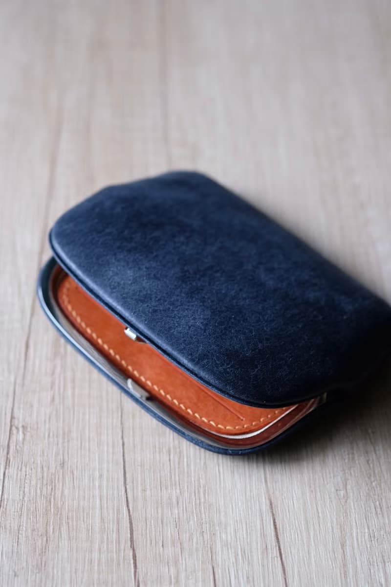 薄型天溝六卡夾【海軍藍_Badalassi Pueblo 磨砂皮】