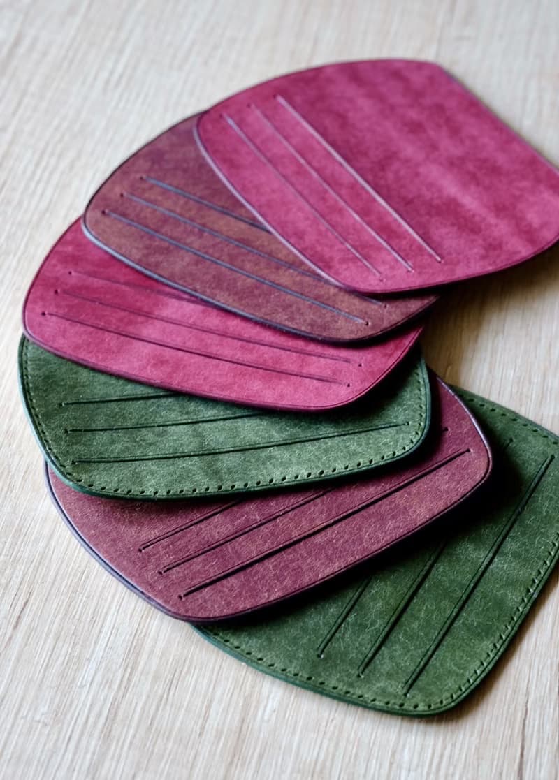 薄型天溝六卡夾【海軍藍_Badalassi Pueblo 磨砂皮】