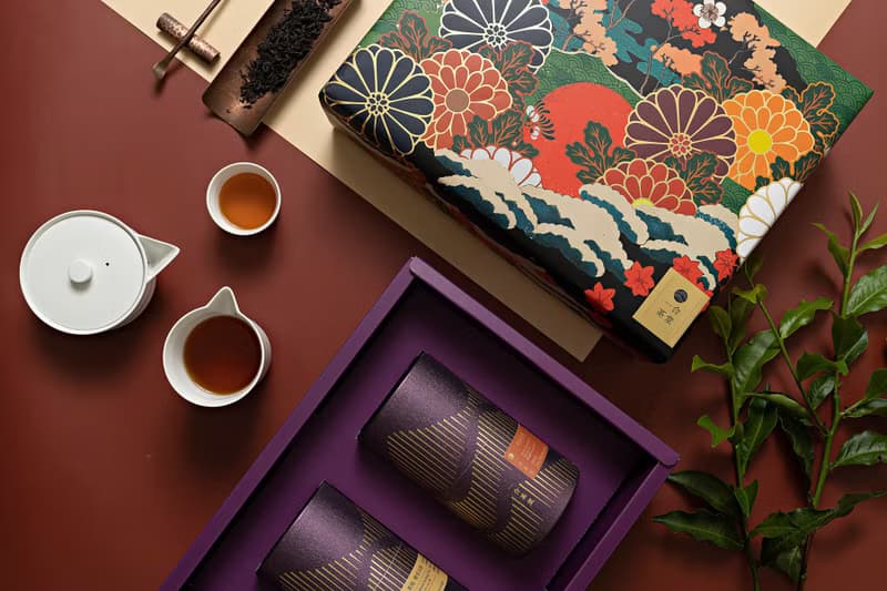 【可挑選禮盒封面】一合禮系列-花烏龍禮盒(日式菊/梅)