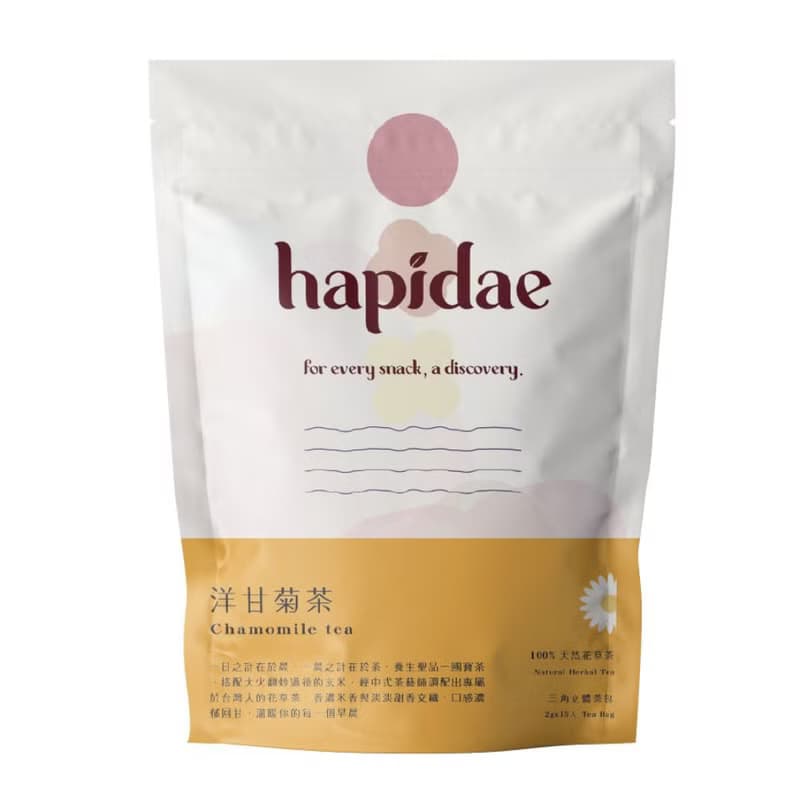 【hapidae】洋甘菊茶 無咖啡因茶系列 花草茶 (茶包/2g/15入)