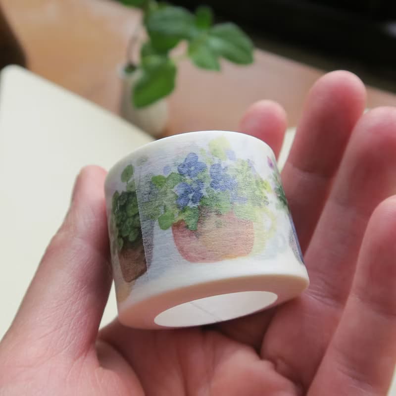 小盆栽potted plant-3 紙膠帶