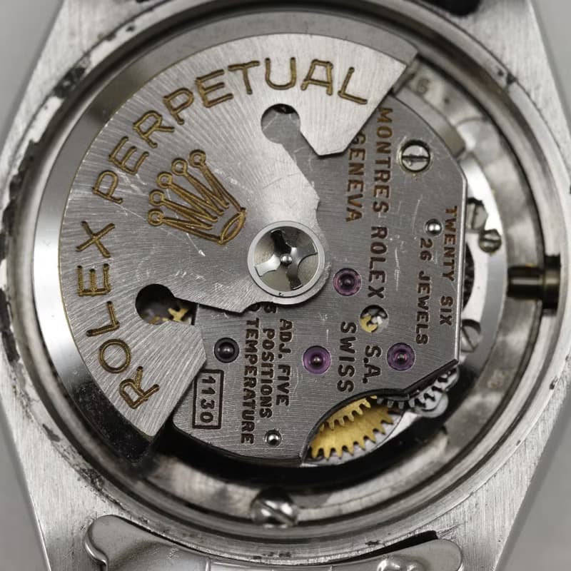 【日本直送】ロレックス ROLEX オイスターパーペチュアル 腕時計 デイト cal.1130 6517 SS 自動巻き 水色文字盤 レディース【中古】