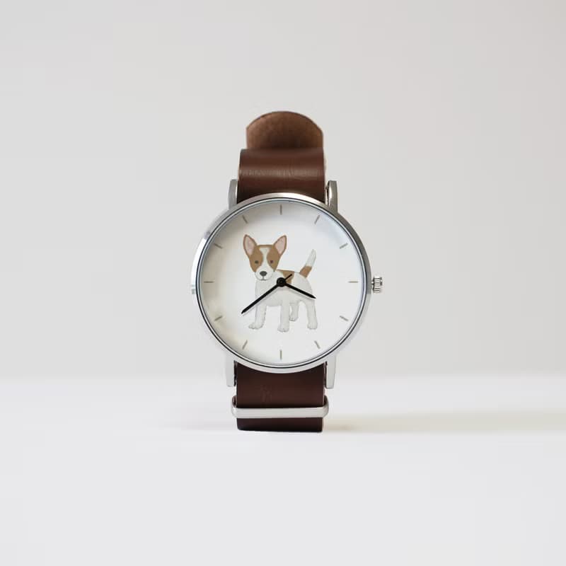 ジャックラッセルテリア【立ち耳】の腕時計
