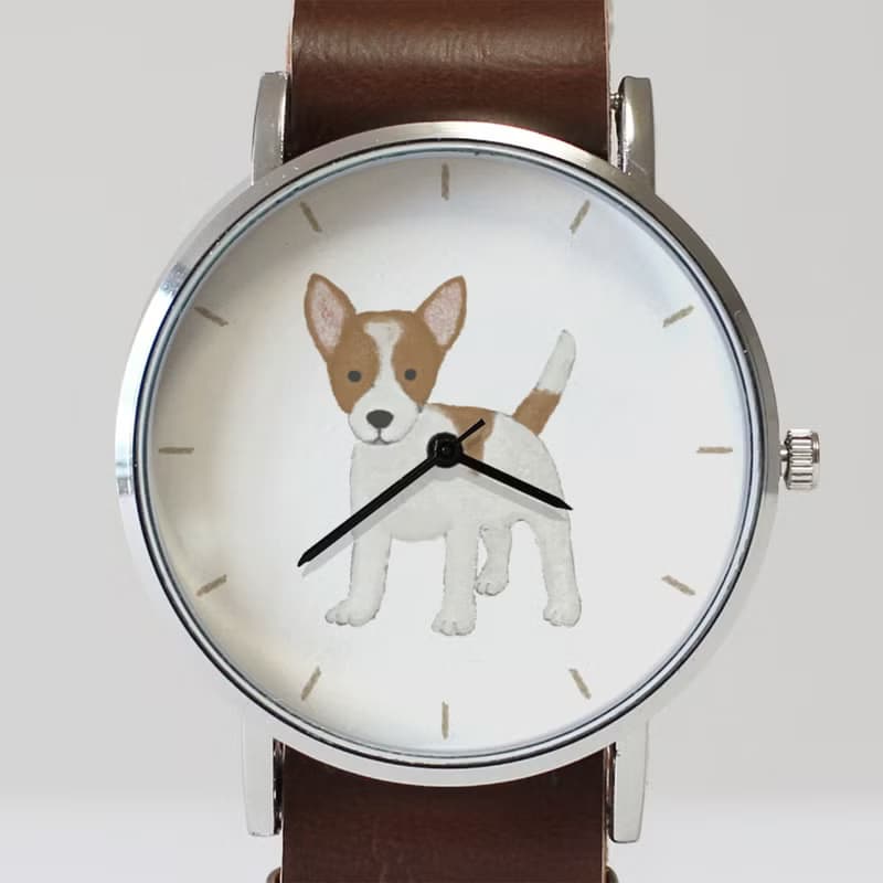 ジャックラッセルテリア【立ち耳】の腕時計