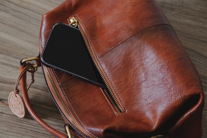 手染 兩用包 女款 真皮 斜背包 手提包 休閒 通勤包 斜背款 棕色