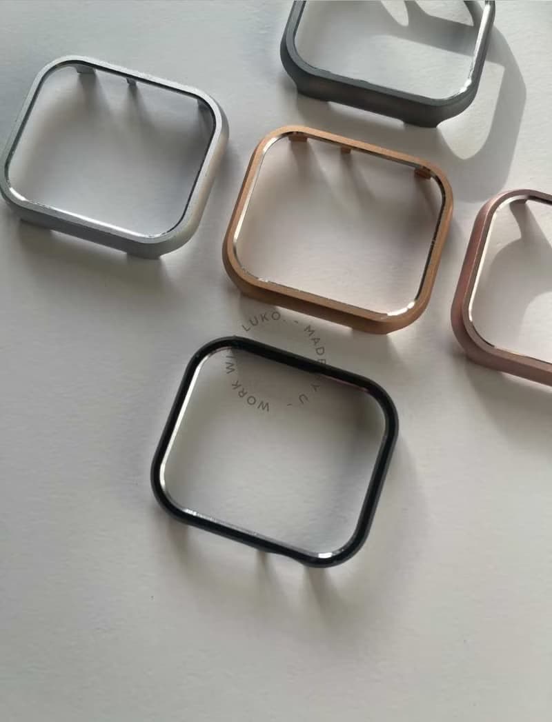 Apple Watch Case | 鋁合金銀邊半包防摔硬殼