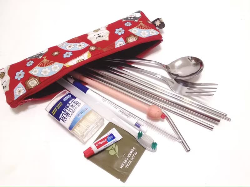 大食怪環保收納袋-扇子阿柴