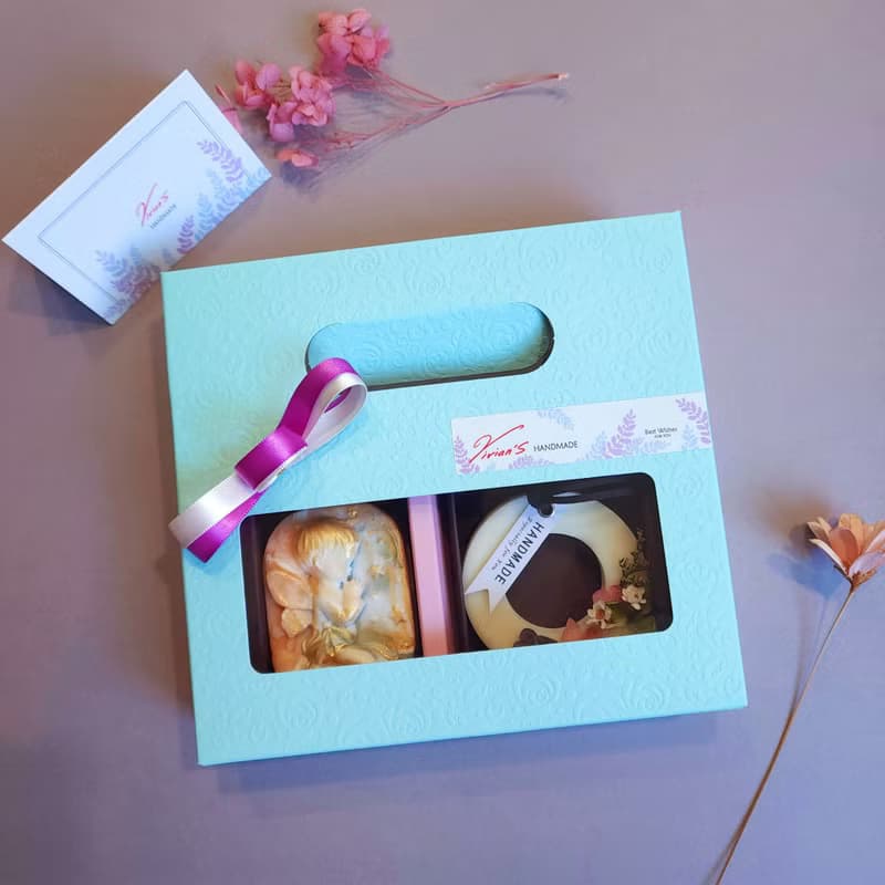 香氛舒心禮盒 | 皂&永生花香氛蠟片