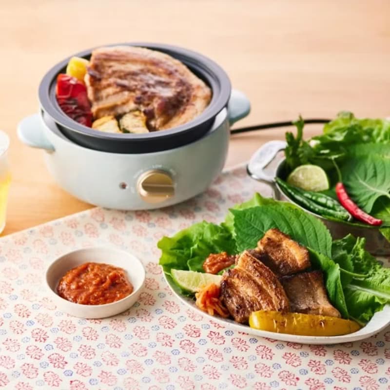 贈日本Marna廚房海綿 | 日本BRUNO 獨享美食鍋(1-2人份) | 共2色
