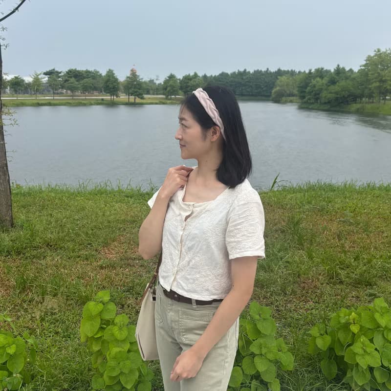 髮帶/淺粉葉子造型  手作 髮飾
