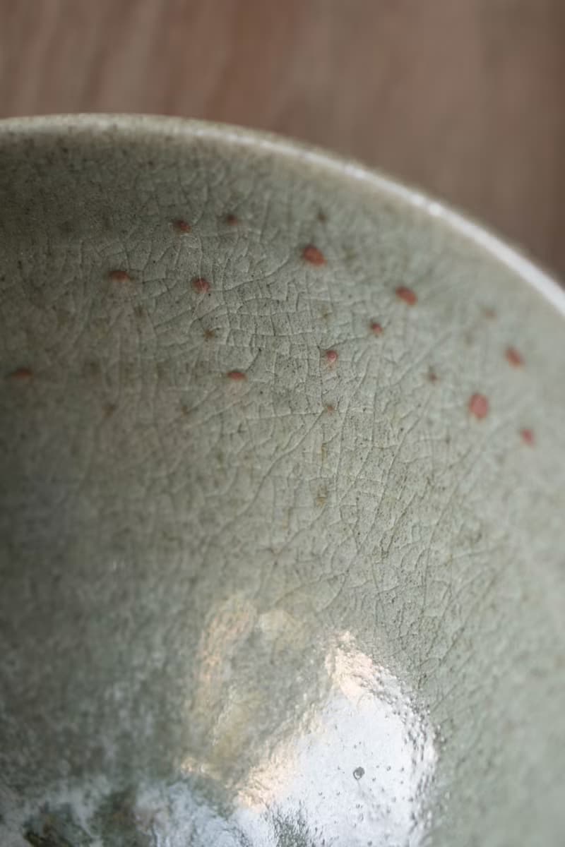 柴燒青瓷窯變大碗公