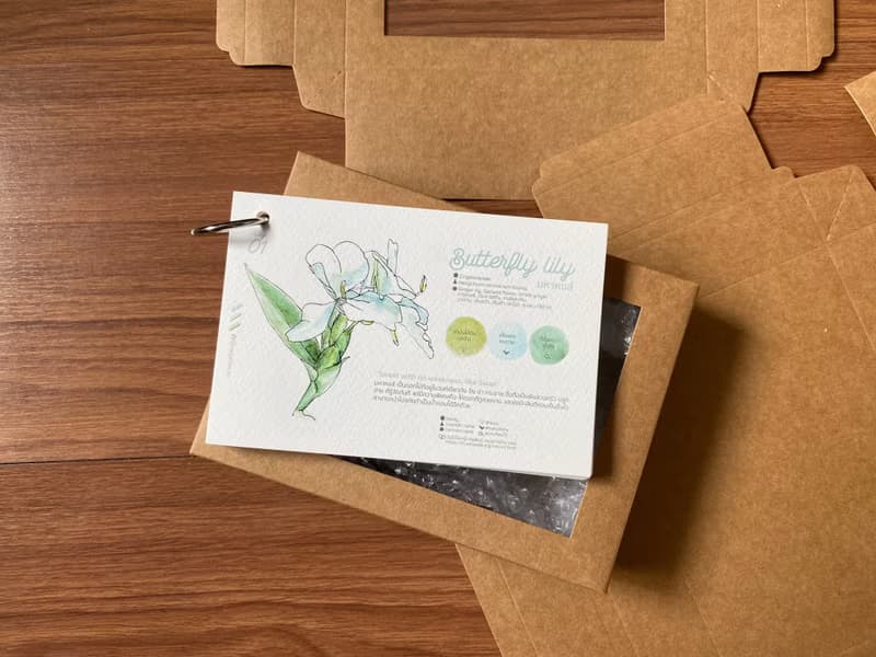 Daily Flower CALENDAR CARD SET - 1-Month Postcard- Sized Booklet