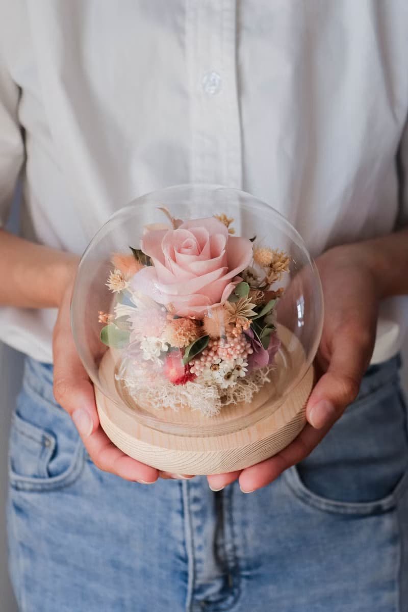 | 手作DIY | - 永生花玻璃球材料包  手作 DIY 乾燥花