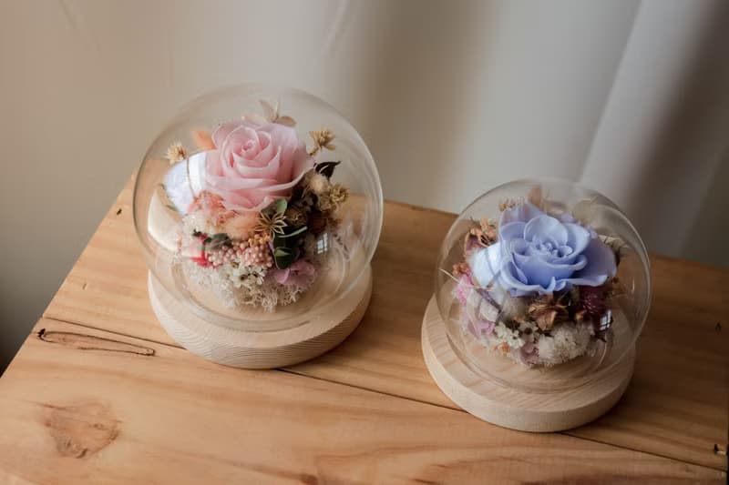 | 手作DIY | - 永生花玻璃球材料包  手作 DIY 乾燥花
