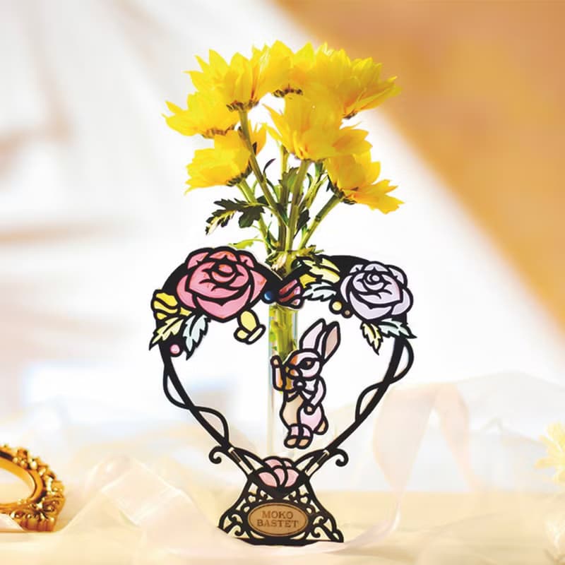 【Moko Bastet】春日彩繪花瓶 l 擴香瓶 香薰瓶 精油 放鬆 鮮花