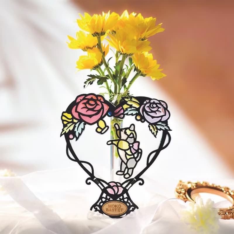 【Moko Bastet】春日彩繪花瓶 l 擴香瓶 香薰瓶 精油 放鬆 鮮花