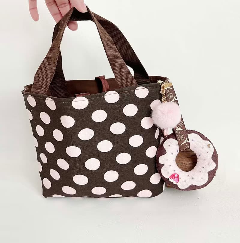 巧克力草莓Donuts 吊飾 鑰匙圈 聖誕禮物 七夕情人節禮物