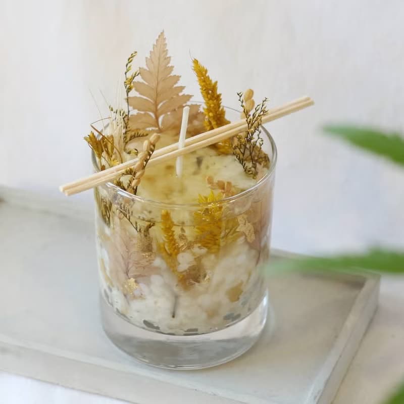 【體驗】新竹 【鉑金香氛蠟燭】含植物占卜