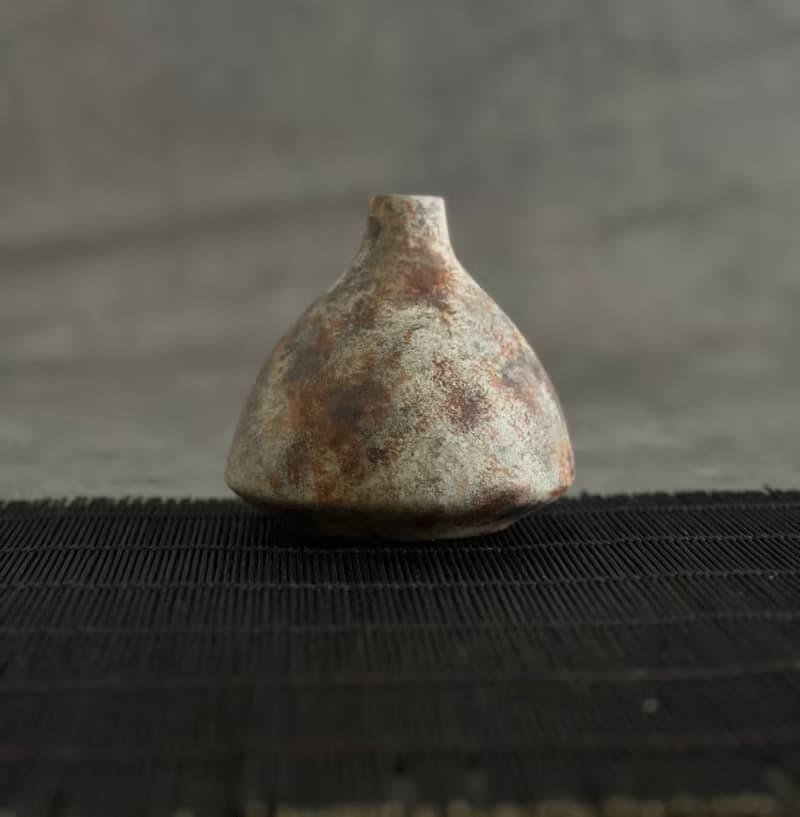 花器/桌上型擺件/鏽韻陶瓷/交換禮物/植物