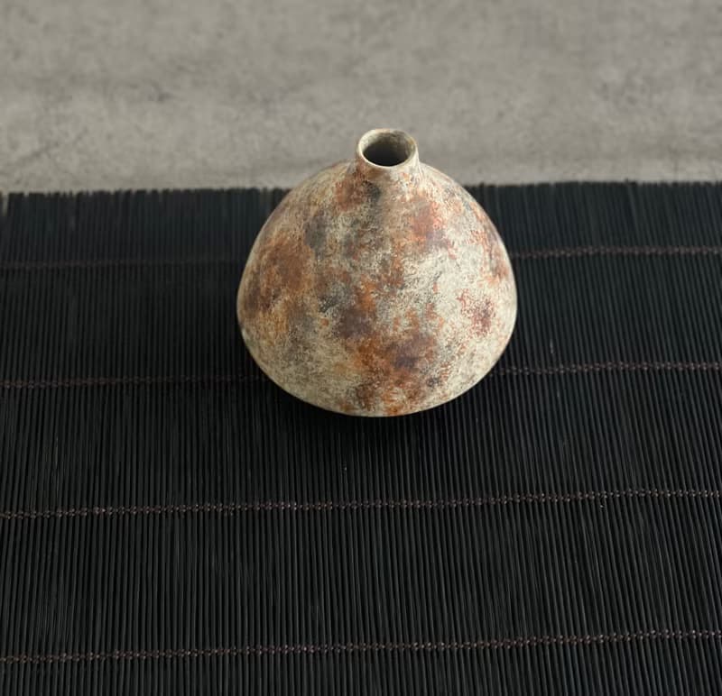 花器/桌上型擺件/鏽韻陶瓷/交換禮物/植物