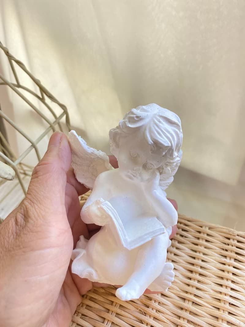 【好日手作】閱讀小天使香氛石擺飾擴香石 聖誕裝禮物 情人節禮物