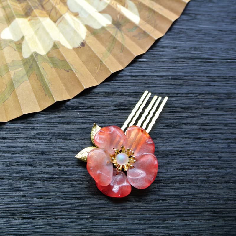 【墨徽閣】花開正好髮梳
