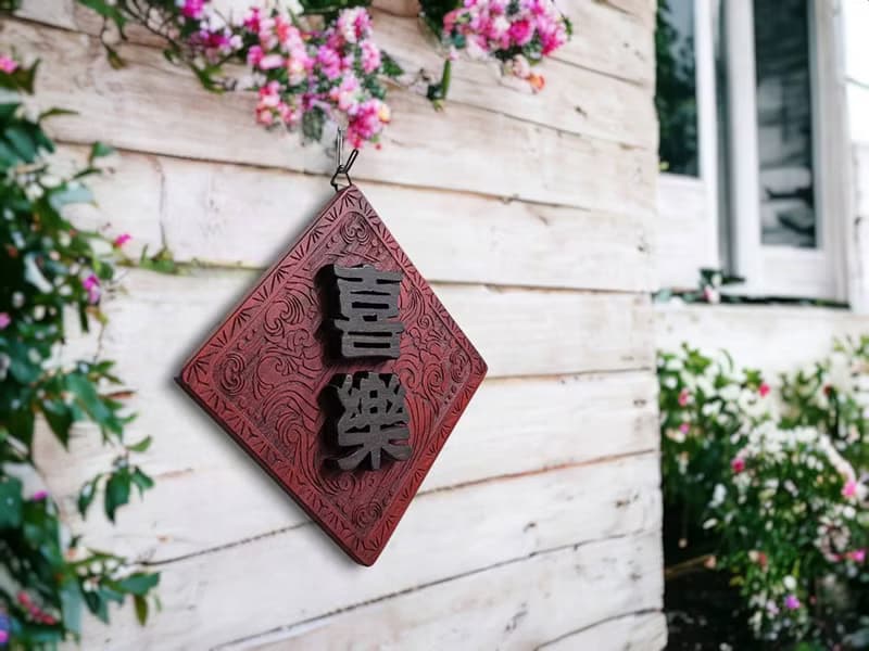 喜樂 // 日式花雕掛飾 // 安心出貨SOP 手工 吊飾 居家 禮品