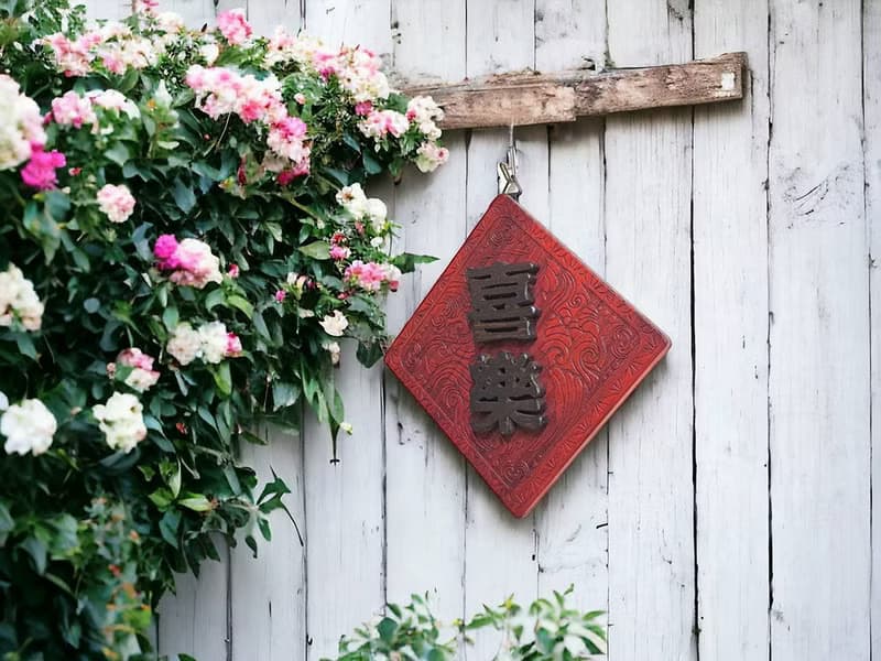 喜樂 // 日式花雕掛飾 // 安心出貨SOP 手工 吊飾 居家 禮品