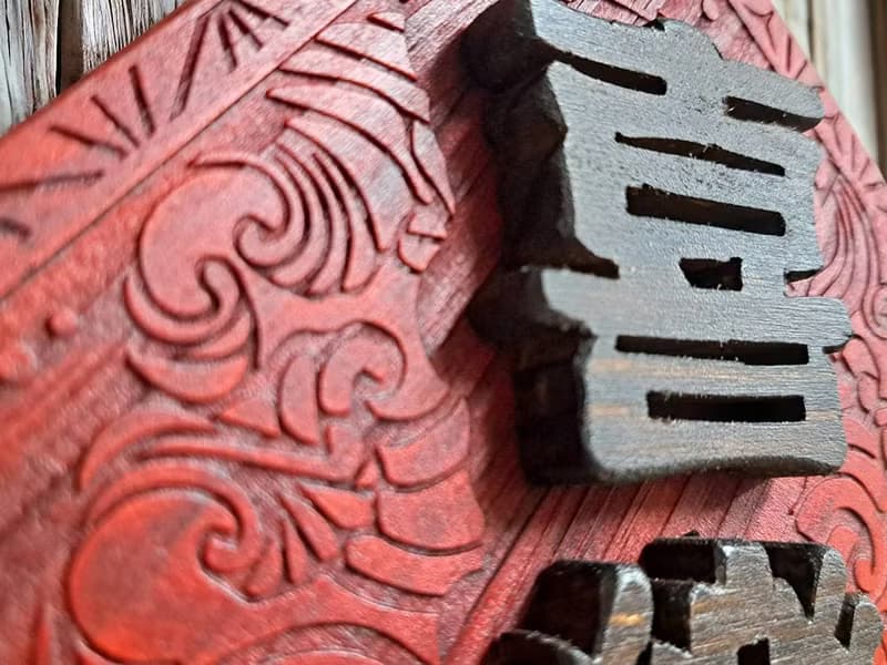 喜樂 // 日式花雕掛飾 // 安心出貨SOP 手工 吊飾 居家 禮品