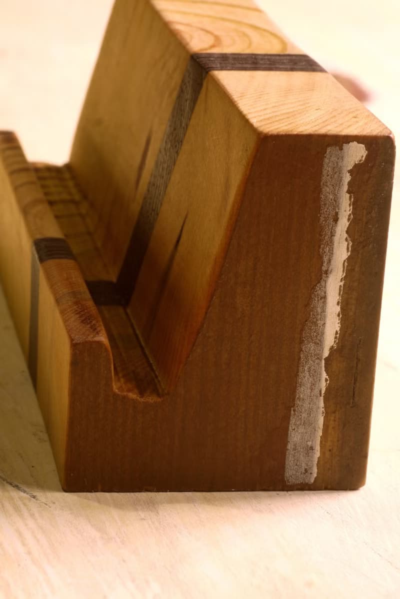 拼接木名片座 文具精品 專業手作 限量製作 名片座 原木 職人手作