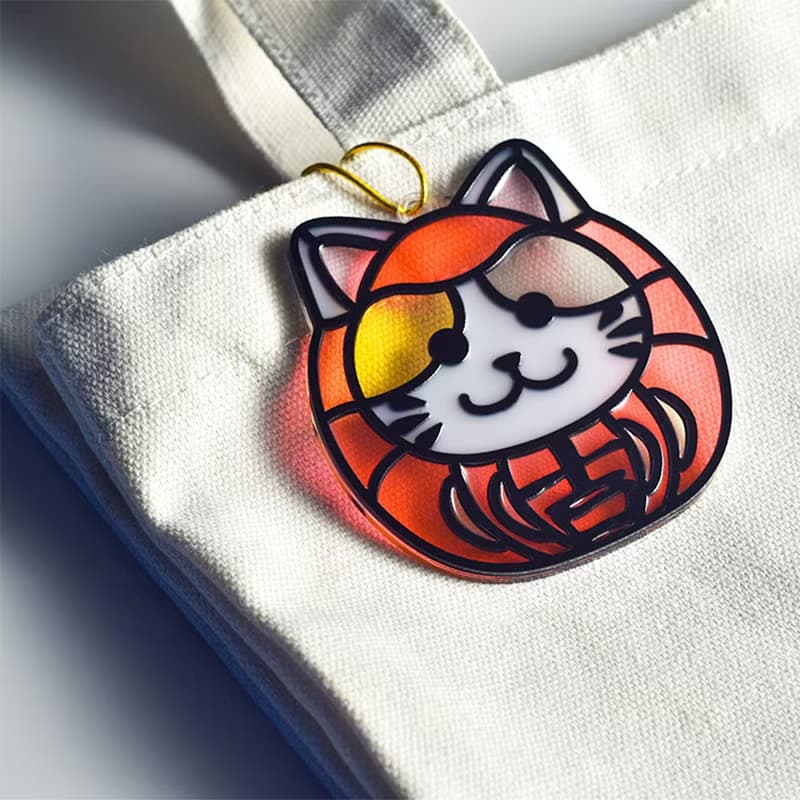 動物達摩 (貓) 掛飾 l 蛇年 福貼 揮春 春聯 招財貓 招福貓