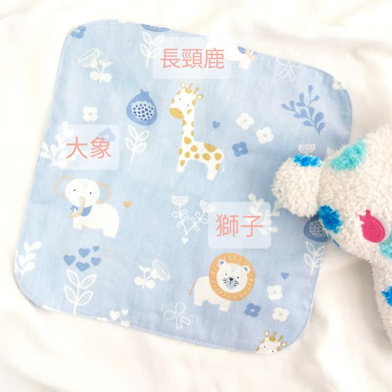 莫蘭迪動物-3款可選。奶嘴收納袋 / 奶嘴鏈 (可繡名字)
