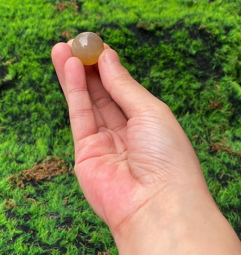有球必應 招財吸金-天然開口笑瑪瑙球 財運擺件 快速出貨