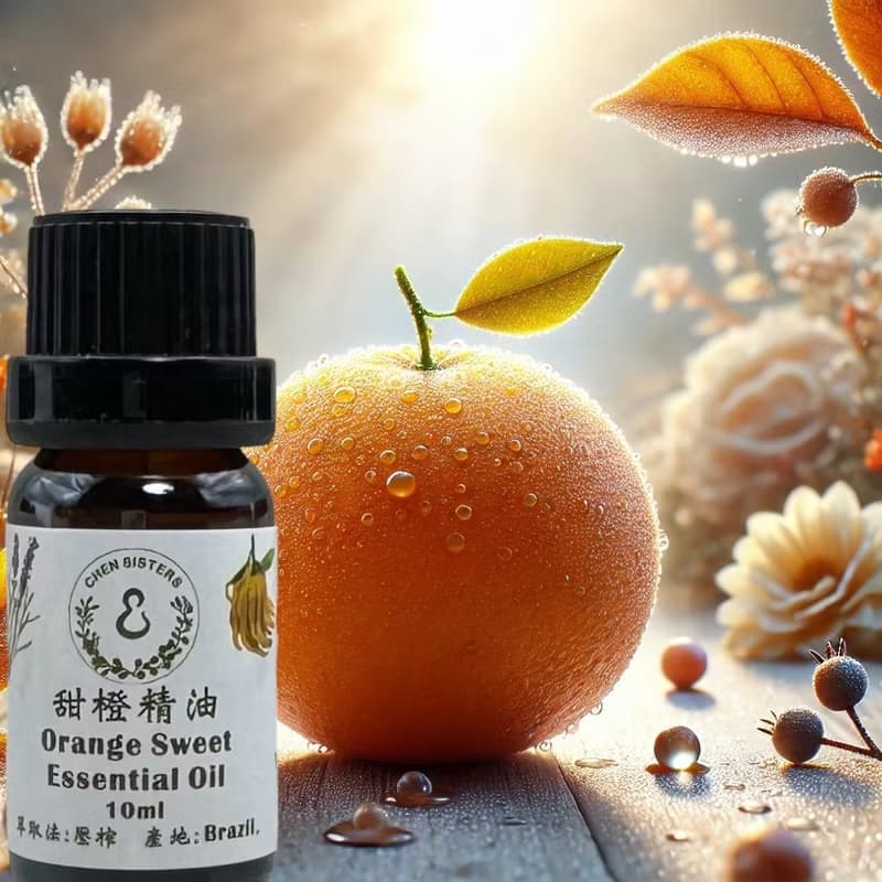 果香精油 甜橙精油 100%純精油 10ml/50ml 單方精油 贈玫瑰擴香石