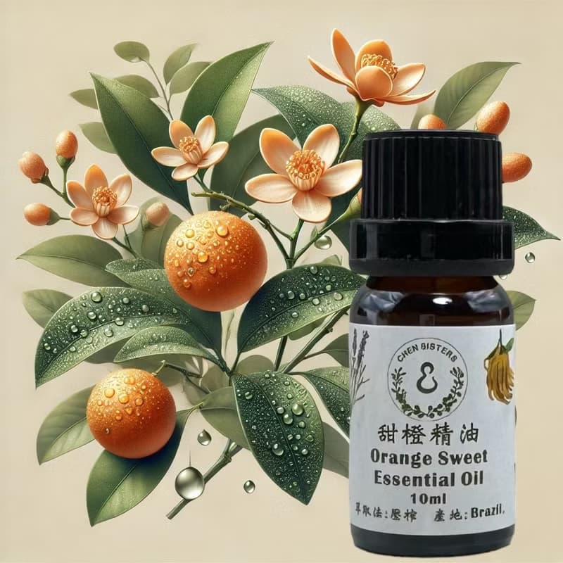 果香精油 甜橙精油 100%純精油 10ml/50ml 單方精油 贈玫瑰擴香石