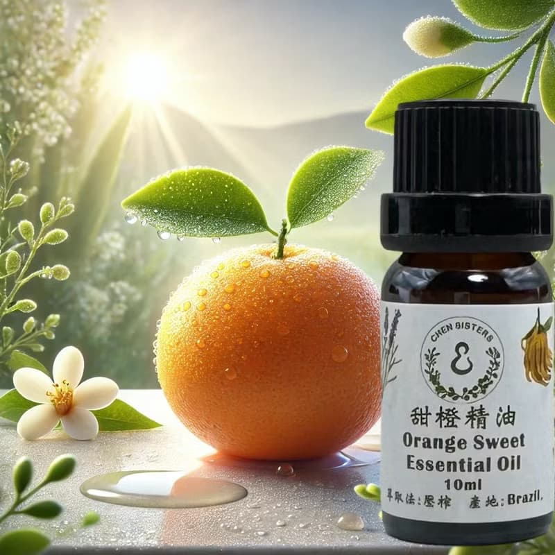 果香精油 甜橙精油 100%純精油 10ml/50ml 單方精油 贈玫瑰擴香石