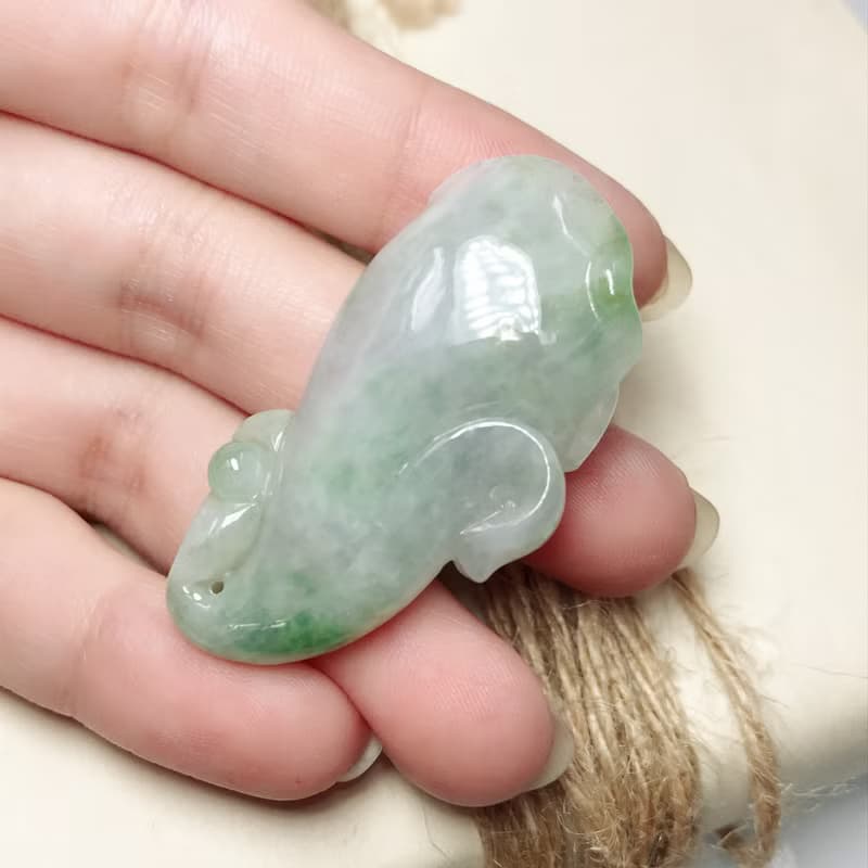 冰飄花翡翠花苞 | 天然緬甸A貨翡翠 |  送禮
