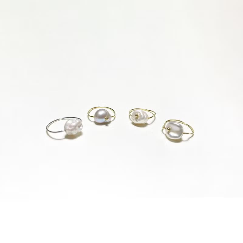 隱喻- 海潮 戒指 (鑲鑽)(銀線戒) Metaphor - Tidal Ring