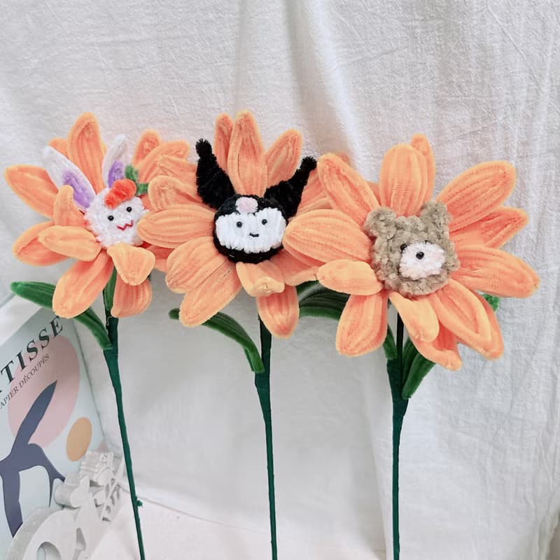 【手工訂製】公仔花束  向日葵花束