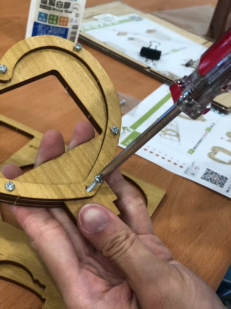 【手作DIY】有愛大聲說 七夕  心型相框情人節